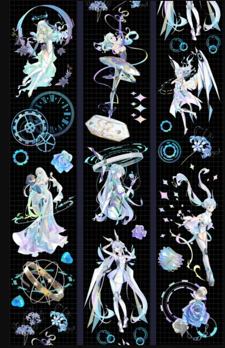 5197-FUGUI LEE Studio-7x100cm Shell Luster PET Tape