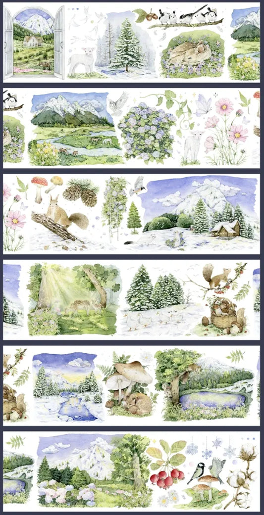 5202-XING MU Studio-7x116.7cm Shell Luster PET Tape