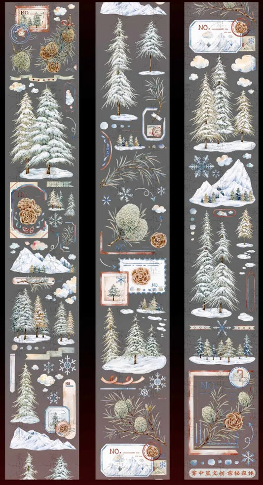 5206-MIST WITH STAR Studio-5.5x100cm Shell Luster PET Tape