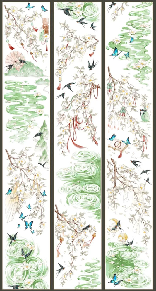 5216-XIAOYINYUYE Studio-6x100cm Shell Luster PET Tape