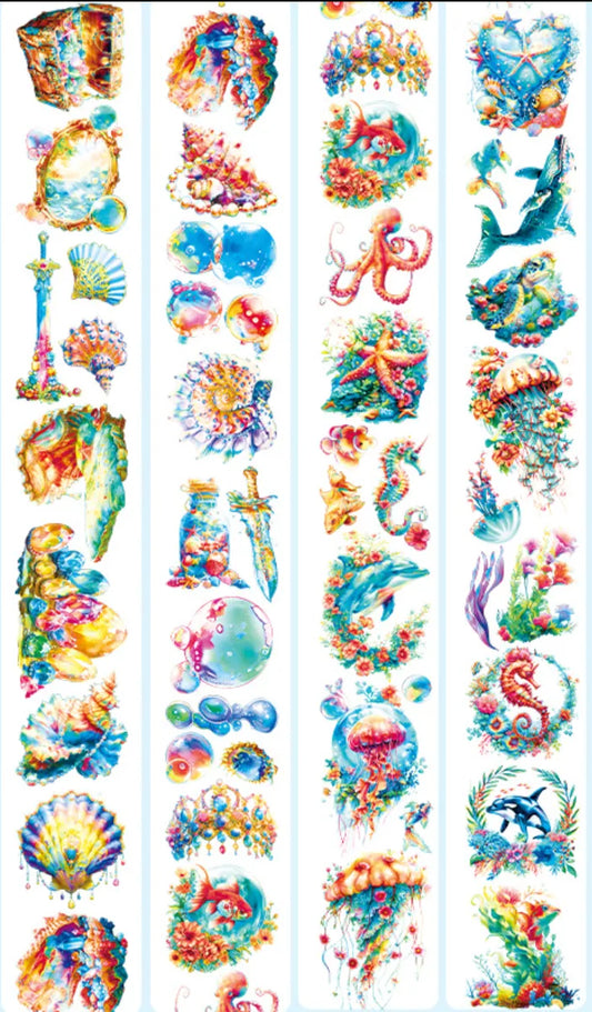 5282-6.5x200cm Gold Shell Luster PET Tape