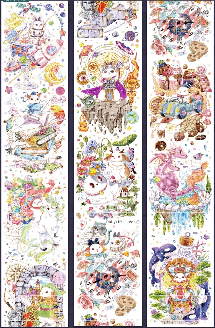 5287-DailyLife Studio-7.5x100cm Iridescent PET Tape