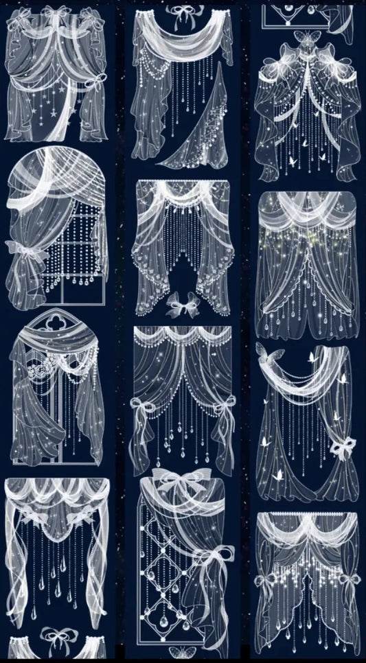 5300-ZHIXINGCHEN Studio-6x100cm Shell Luster PET Tape