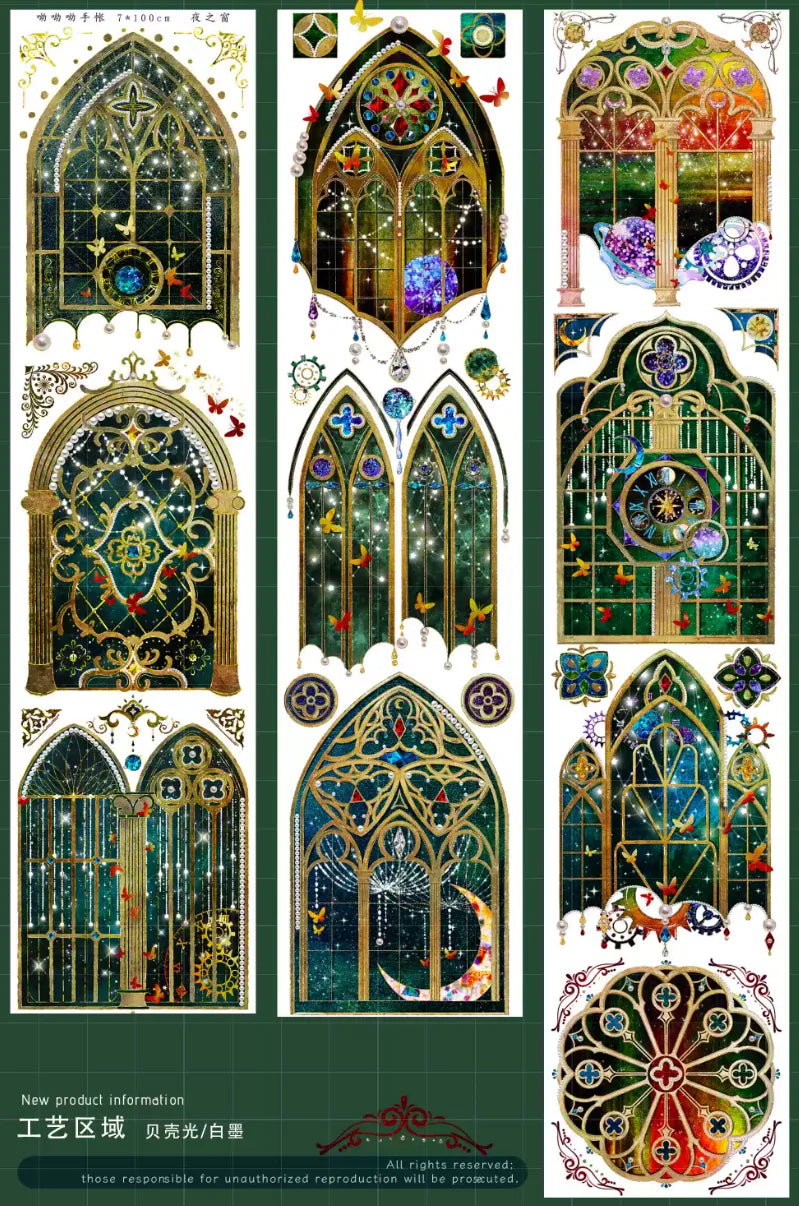 5307-YOYOYO Studio-7x100cm Shell Luster PET Tape