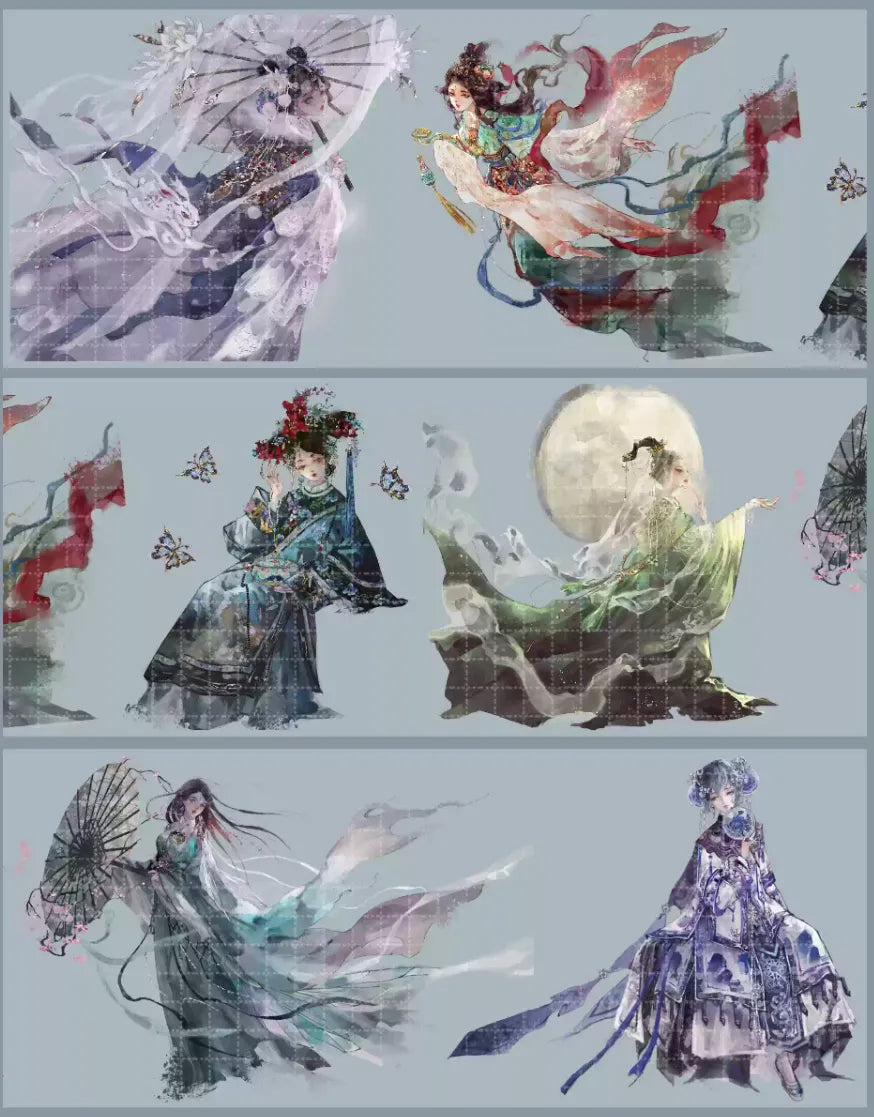 5312-SAMA Studio-10x64cm Iridescent PET Tape