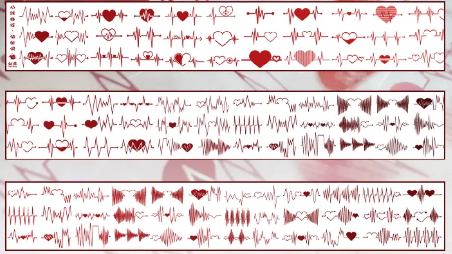 5351-UntilYou Studio-6x92cm Holographic Red PET Tape