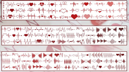 5351-UntilYou Studio-6x92cm Holographic Red PET Tape