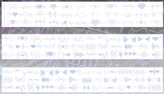 5352-UntilYou Studio-Holographic Silver PET Tape