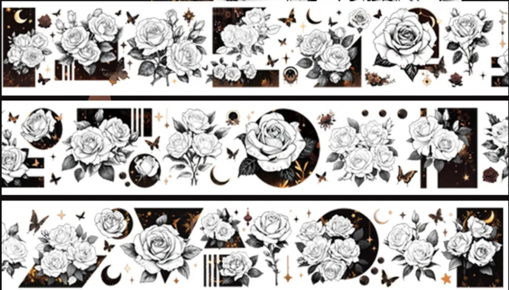 5361-5.5x100cm Gold Foil Stamping PET Tape