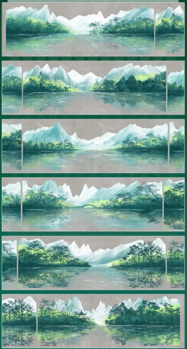 5408-FUGUI LEE Studio-7x116cm Shell Luster PET Tape