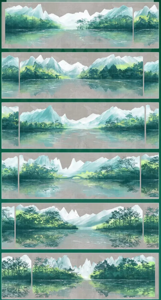 5408-FUGUI LEE Studio-7x116cm Shell Luster PET Tape