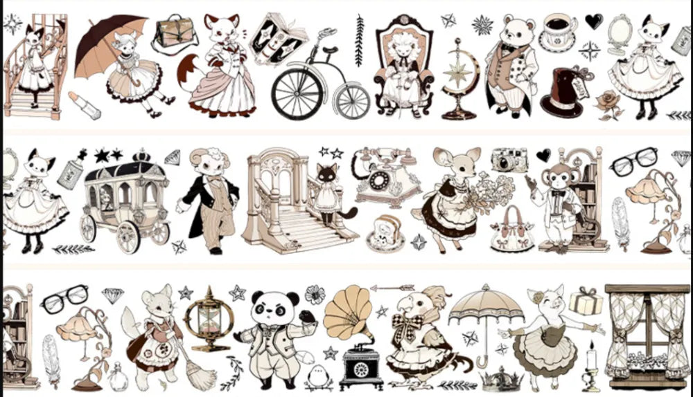 5434-6x100cm Frosted PET Tape