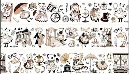 5434-6x100cm Frosted PET Tape