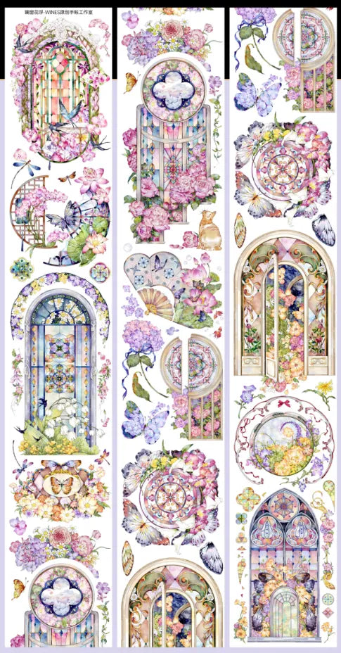 5455-Wines Studio-7.5x100cm Shell Luster PET Tape