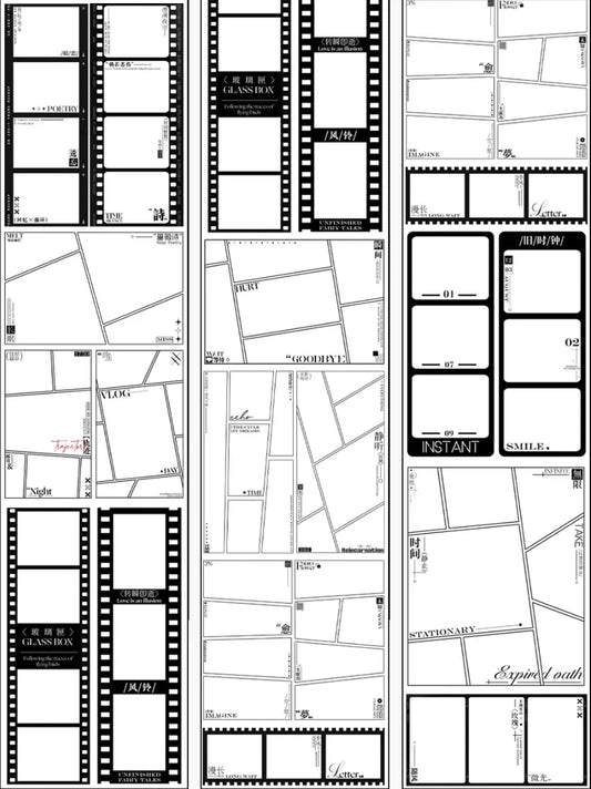 5463-XIAOYINYUYE Studio-10x100cm Glossy PET Tape