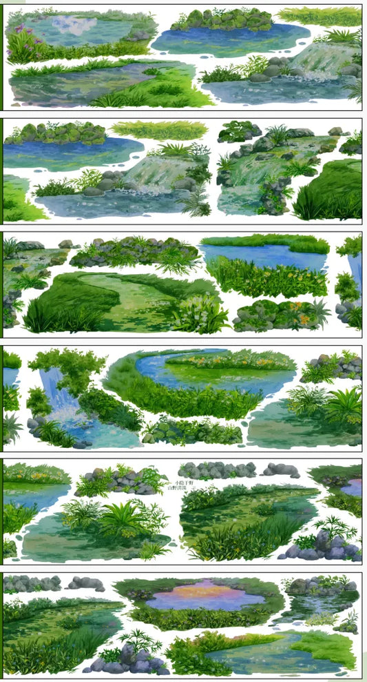 5467-XIAOYINYUYE Studio-7x100cm Shell Luster PET Tape