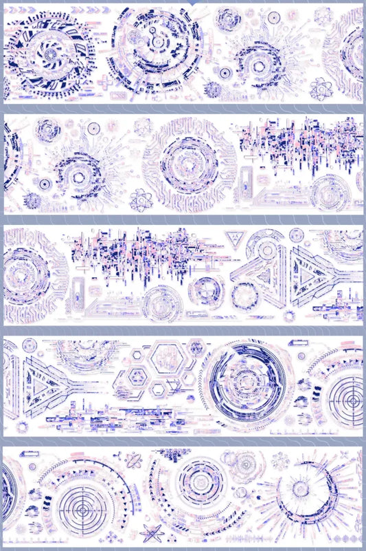 5490-Sleepless Champion Studio-8x100cm Gold Foil Stamping PET Tape