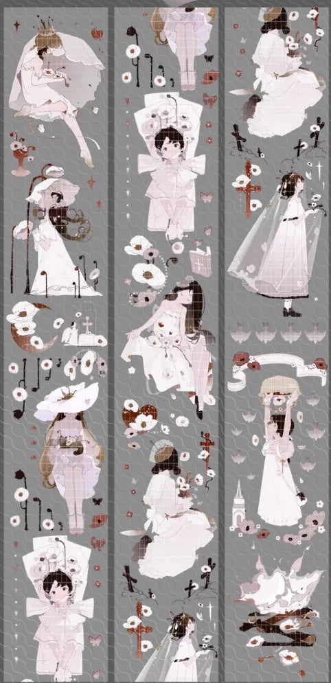 5491-Sleepless Champion Studio-7x100cm Shell Luster PET Tape