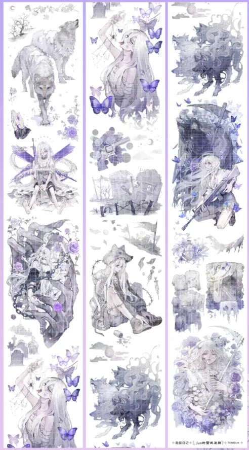 5499-NENGMAO DIARY Studio-7x100cm Shell Luster PET Tape