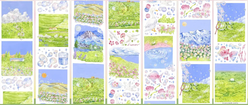 5543-MIAOPAJI Studio-6x100cm Shell Luster PET Tape