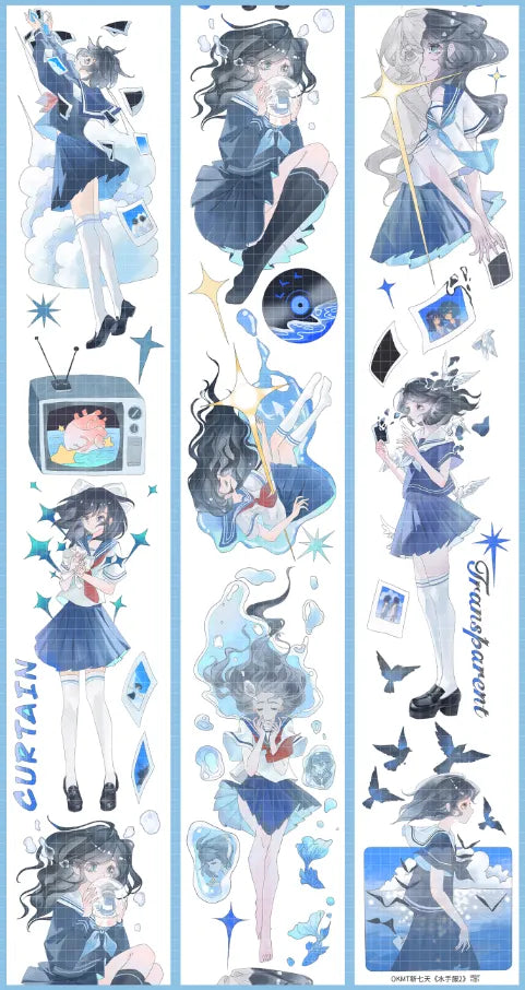 5607-OKMT Studio-6x100cm Shell Luster PET Tape