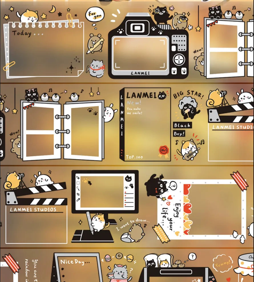 5644-LANEIJIANG Studio-7.5x100cm Glossy PET Tape