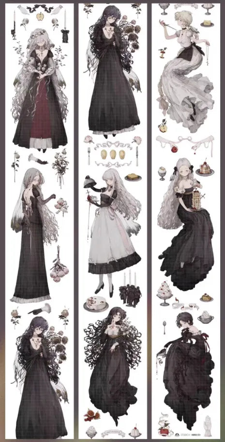 5658-StudioVI Studio-6x112cm Red Gold Foil Stamping PET Tape