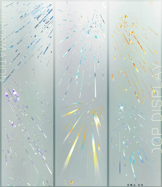 5675-JINGWUZHI Studio-8x80cm Iridescent PET Tape