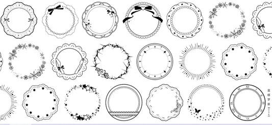 5692-NEW Studio-6x100cm Precut Holographic Silver PET Tape