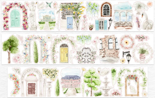 5715-WT Stuido-7x100cm Pre Cut Gloss PET Tape