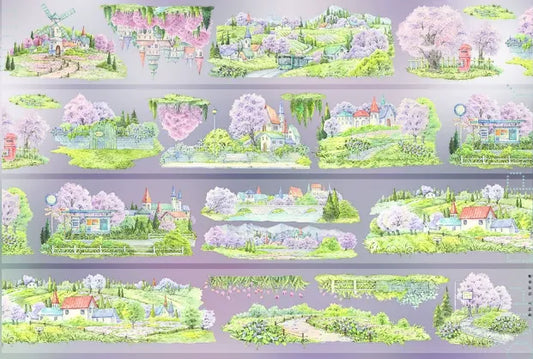 5729-JINGWUZHI Studio-7x150cm Shell Luster PET Tape