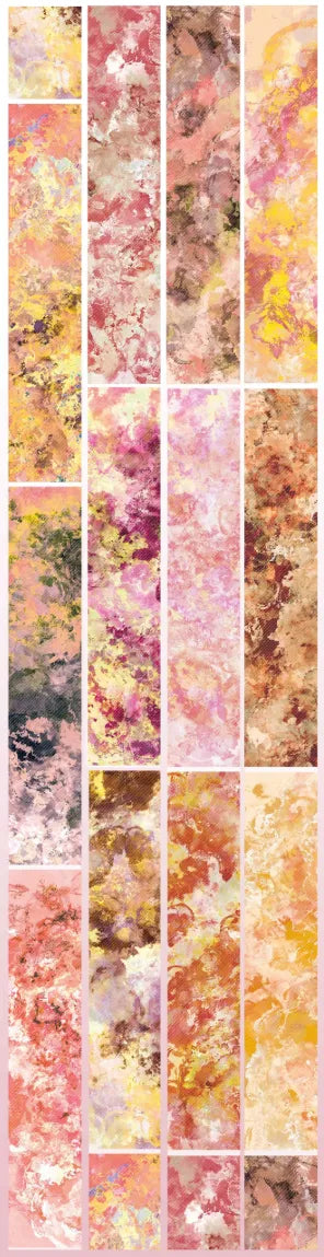 5790-SIQING Studio-4.5x294cm Holographic Fireworks Film PET Tape