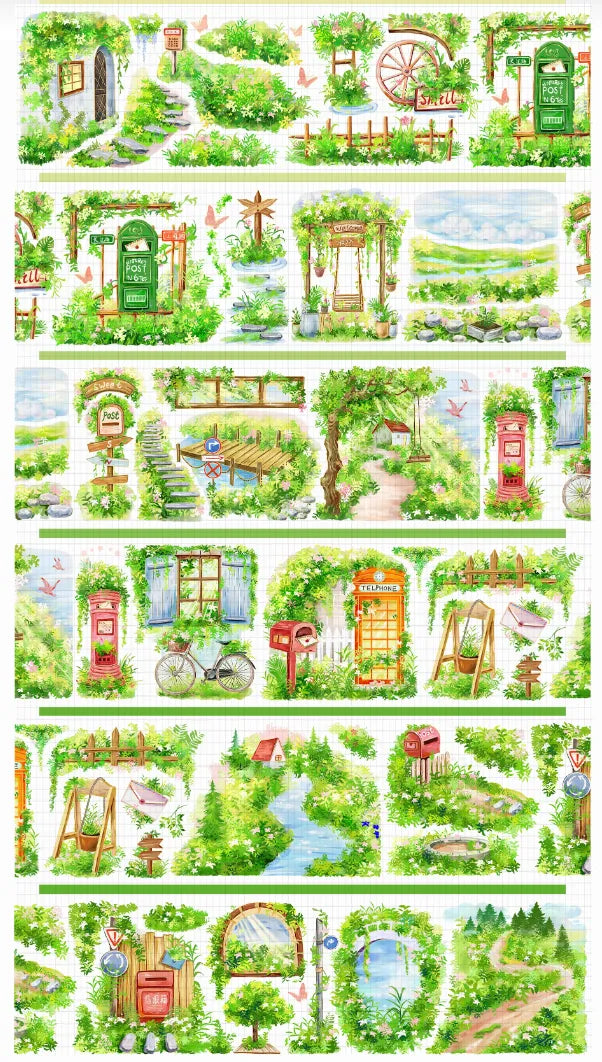 5816-WU TONG Studio-7.5x121cm Shell Luster PET Tape