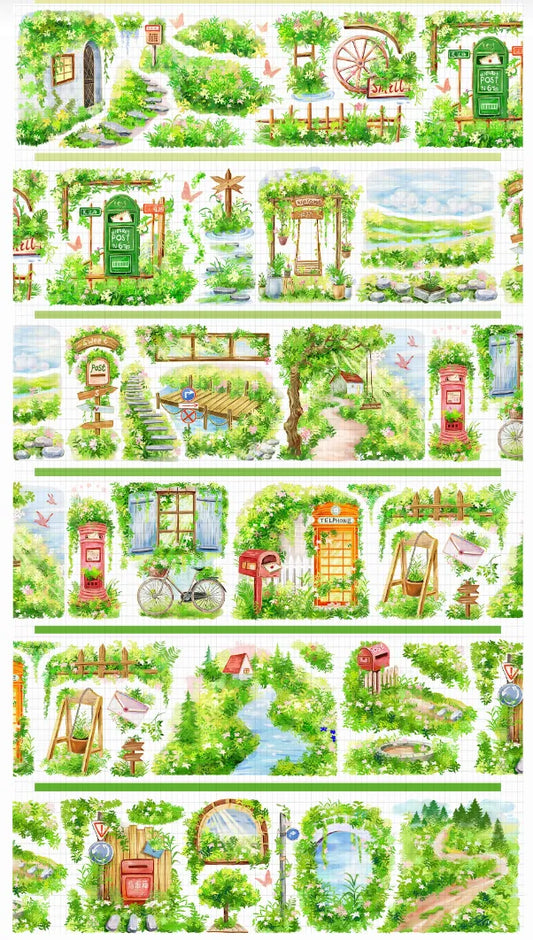 5816-WU TONG Studio-7.5x121cm Shell Luster PET Tape