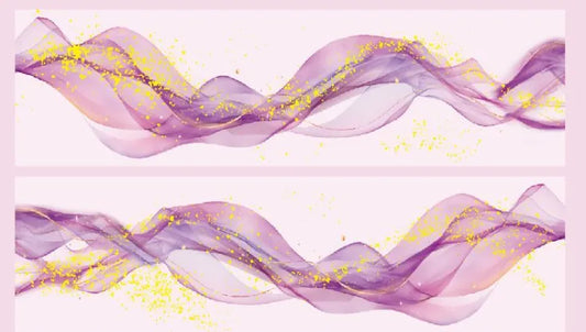 5874-Retro Story Studio-5x200cm Gold Foil Stamping PET Tape