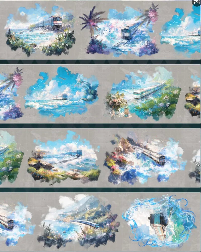 5889-FUGUI LEE Studio-8x88cm Shell Luster PET Tape