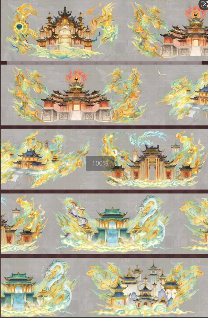 5891-FUGUI LEE Studio-8x100cm Shell Luster PET Tape