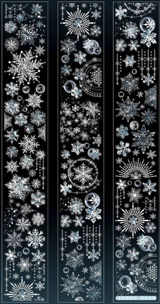 5930-MIST WITH STAR Studio-6x100cm Precut Shell Luster PET Tape