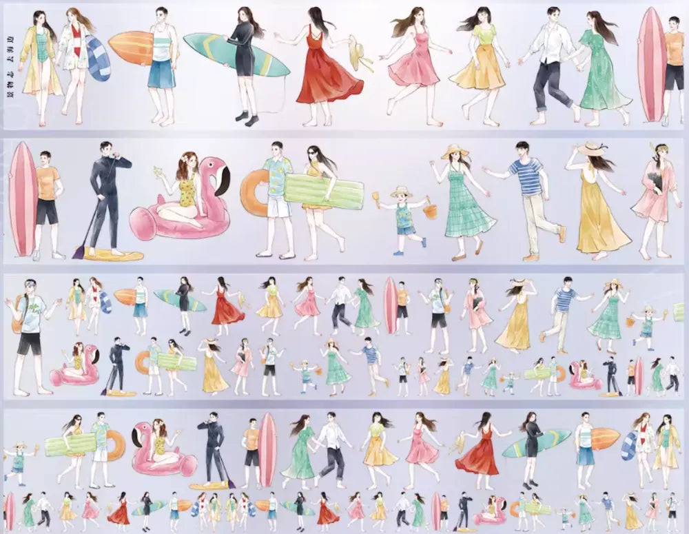 5949-JINGWUZHI Studio-6x124cm Glossy PET Tape