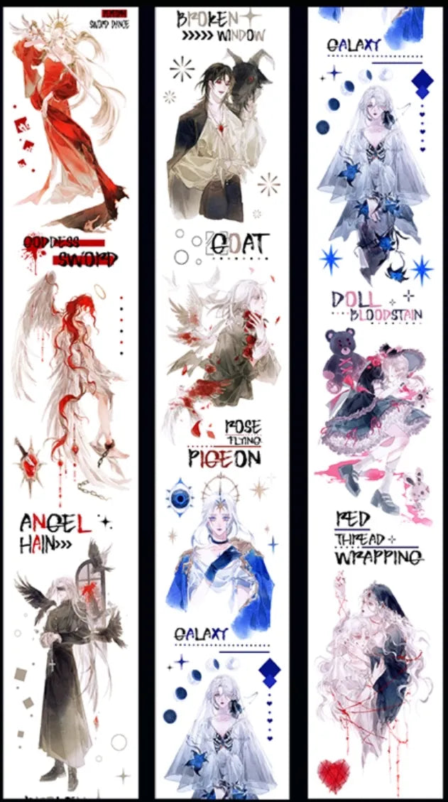 5951-MO RI KUANG HUAN Studio-6x100cm Shell Luster PET Tape