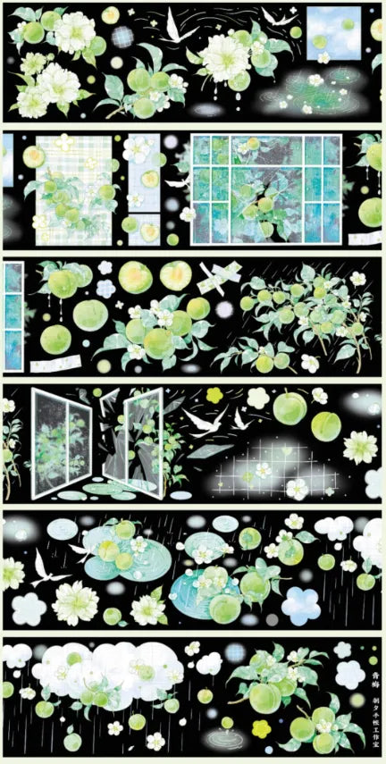 5986-ZHAOXI Studio-6x100cm Shell Luster PET Tape