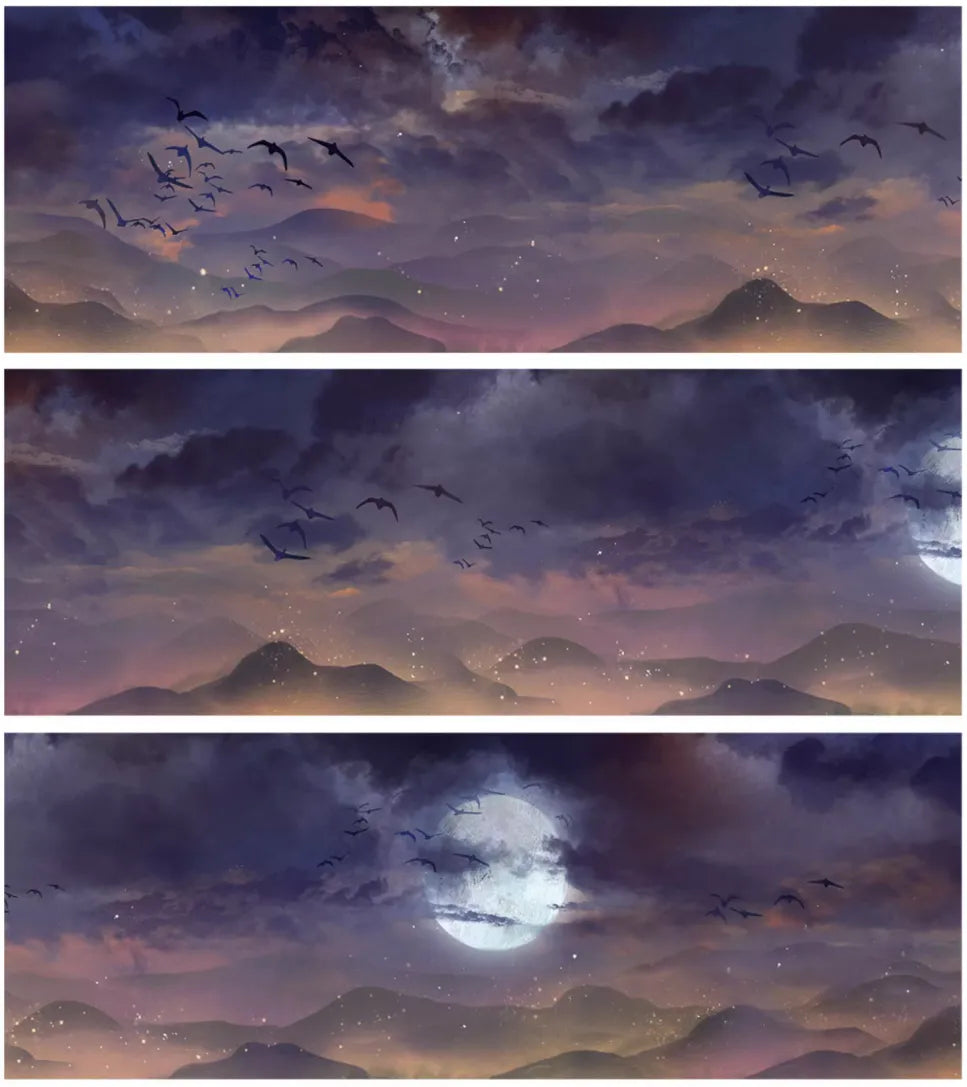 5992-ZERO Studio-Night Gothic Sky Glossy PET Tape