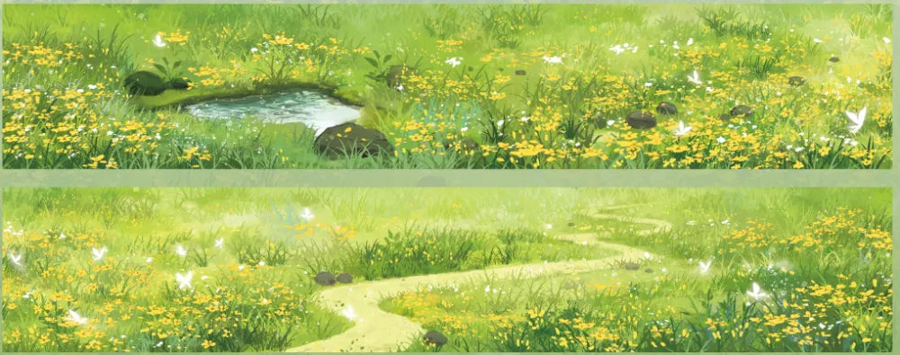 6007-BOBO FISH Studio-Grass Glossy PET Tape