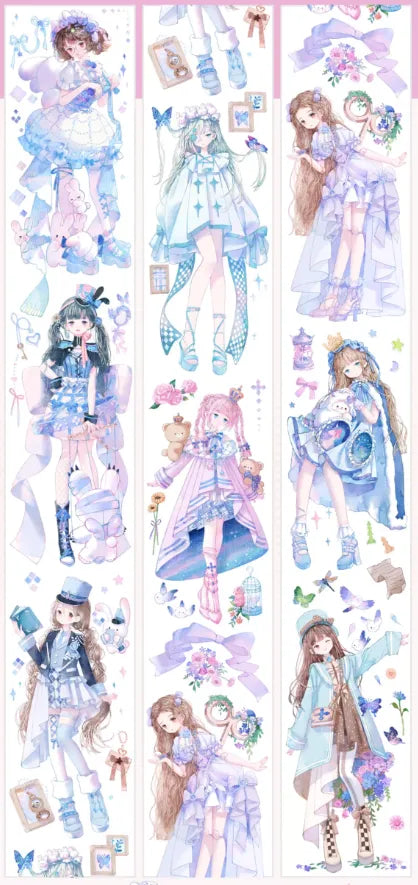 6019-Shine Studio-6x100cm Shell Luster PET Tape