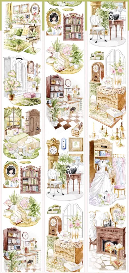 6023-Shine Studio-7x100cm Shell Luster PET Tape