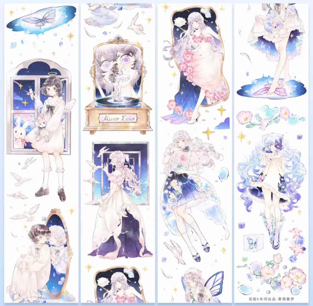 6074-K Work Shop Studio-6.5x100cm Shell Luster PET Tape