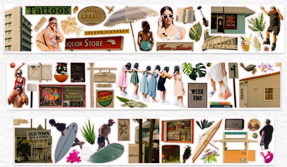 6082-WT Studio-6x100cm Pre Cut Gloss PET Tape