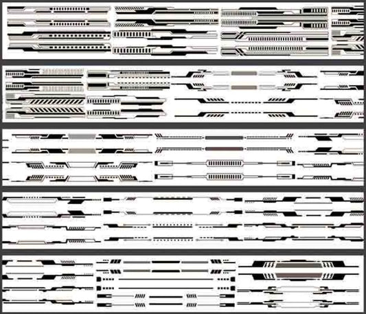 6117-XIN DONG FA ZE Studio-3.5x100cm Shell Luster PET Tape