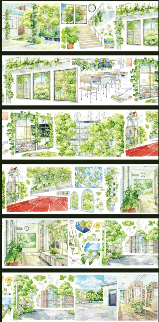 6129-GiveUStar Studio-7x100cm Shell Luster PET Tape