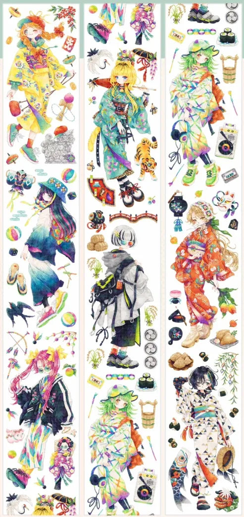 6141-Shine Studio-6x100cm Shell Luster PET Tape